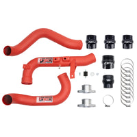 Thumbnail for Injen 22-23 Honda/Acura Civic/Si/Integra 1.5L Turbo Aluminum Intercooler Pipe Kit - Wrinkle Red