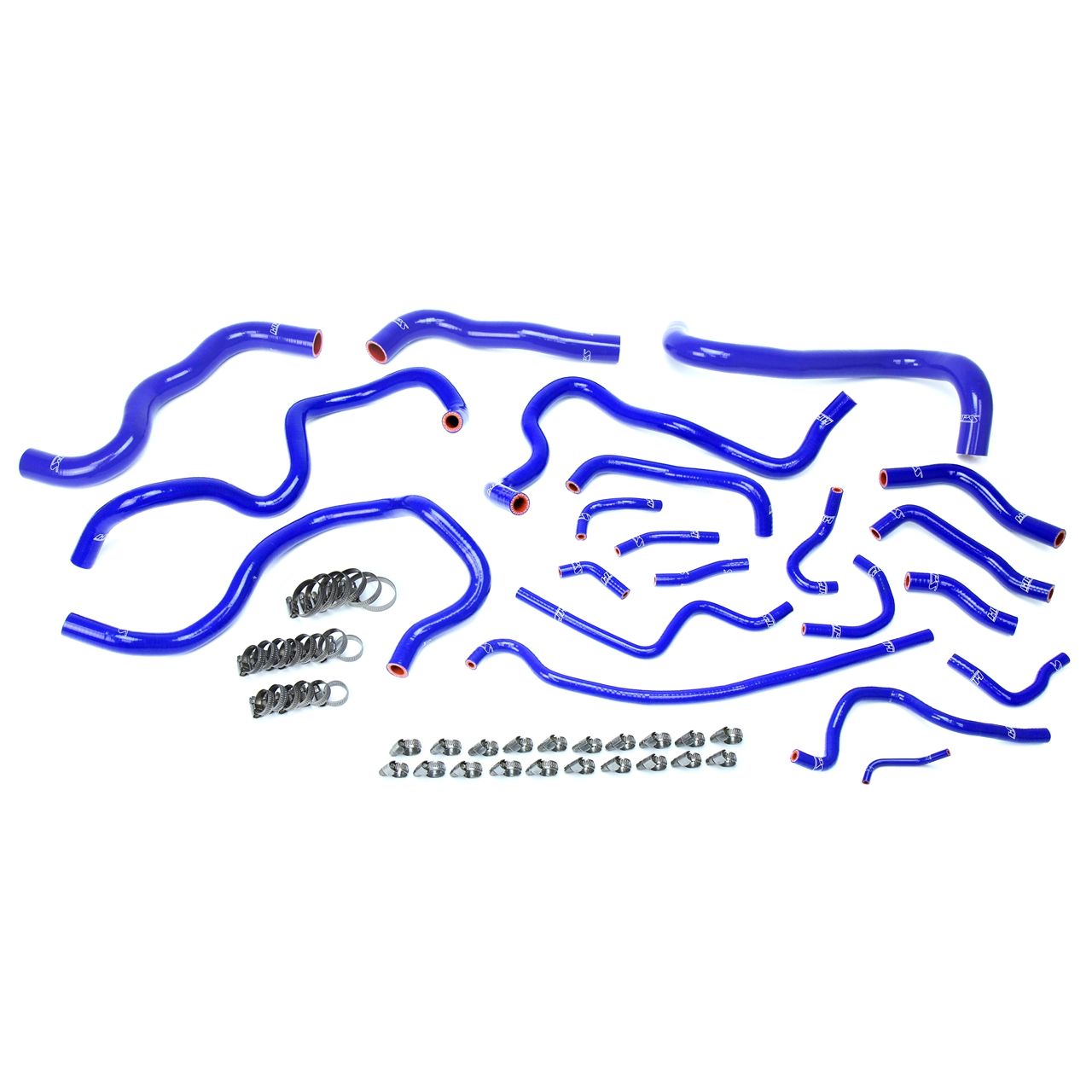 HPS Blue Reinforced Silicone Radiator Heater Coolant Hose Kit for Honda 16-19 Civic 1.5L Turbo