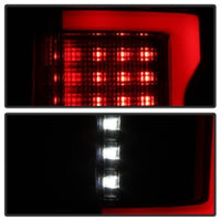 Thumbnail for Spyder 15-17 Ford F-150 LED Tail Lights (w/Blind Spot) - Black Smoke (ALT-YD-FF15015BS-LBLED-BSM)