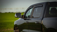 Thumbnail for EGR 2019 Dodge Ram 1500 Crew Cab Tape-On Window Visors Set of 4 - Dark Smoke