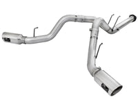 Thumbnail for aFe Atlas Exhaust 4in DPF-Back Exhaust Aluminized Steel Polished Tip 11-14 ford Diesel Truck V8-6.7L