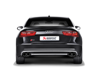 Thumbnail for Akrapovic 13-17 Audi S6 Avant/Limousine (C7) Evolution Line Cat Back (Titanium) w/ Carbon Tips