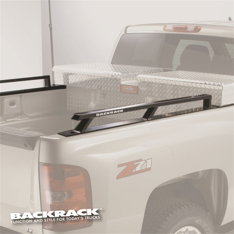 BackRack 14-18 Silverado/Sierra 6.5ft Bed Siderails - Toolbox 21in