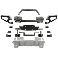 Thumbnail for Rugged Ridge Venator Front Bumper W/Overrider & Winch Tray JL