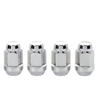 Thumbnail for McGard Hex Lug Nut (Cone Seat Bulge Style) M14X1.5 / 22mm Hex / 1.635in. Length (4-Pack) - Chrome