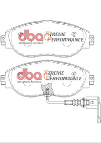 Thumbnail for DBA 13-21 Volkswagen Golf R (MK7) XP Performance Front Brake Pads