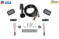 Thumbnail for Diode Dynamics 17-22 Ford Super Duty Stage Series Reverse Light Mounting Kit (Brackets Only)