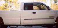 Thumbnail for N-Fab Nerf Step 97-01 Dodge Ram 1500/2500/3500 Quad Cab 8ft Bed - Gloss Black - Bed Access - 3in