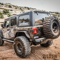 Thumbnail for Westin 18-19 Jeep Wrangler JL WJ2 Rear Bumper w/  Sensors (Excl. Wrangler JK) - Textured Black