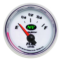 Thumbnail for AutoMeter Gauge Fuel Level 2-1/16in. 240 Ohm(e) to 33 Ohm(f) Elec NV