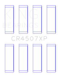 Thumbnail for King Mazda MZR 2.3L 16V / Ford Duratec 2.3L 16V (Size .026) Connecting Rod Bearings (Set of 4)