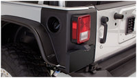 Thumbnail for Bushwacker 07-18 Jeep Wrangler Trail Armor Rear Corners - Black