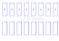 Thumbnail for King Chrysler 361ci / 383ci  Coated Performance Rod Bearing Set