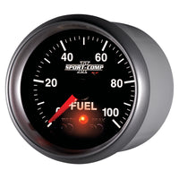 Thumbnail for Autometer Sport-Comp II 52mm 0-100 PSI Fuel Pressure Gauge