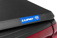Thumbnail for Lund 19-23 RAM 1500 (6.5ft Bed w/o RamBox Cargo Mgmt) Genesis Tri-Fold Tonneau Cover - Black