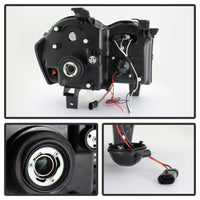 Thumbnail for Spyder Jeep Grand Cherokee 05-07 Projector Headlights LED Halo LED Blk Smke PRO-YD-JGC05-HL-BSM