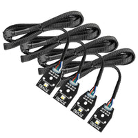 Thumbnail for Oracle 15-21 Dodge Charger RGB+W DRL Headlight DRL Upgrade Kit - ColorSHIFT 2 SEE WARRANTY