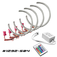 Thumbnail for Oracle Dodge Challenger 08-14 LED Waterproof Halo Kit - ColorSHIFT w/ Simple Controller SEE WARRANTY