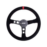 Thumbnail for PRP Deep Dish Suede Steering Wheel- Red