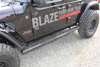 Thumbnail for Go Rhino 18-20 Jeep Wrangler JLU 1000 Series Side Steps - Tex Blk