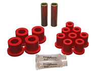 Thumbnail for Energy Suspension 70-72 Dodge Charger (w/ 1-1/2in Main Eye) Red Rear Leaf Spring Bushing Set