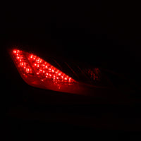 Thumbnail for ANZO 2010-2013 Hyundai Genesis LED Taillights Red/Clear