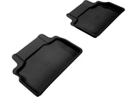 Thumbnail for 3D MAXpider 2012-2016 Hyundai Genesis Kagu 2nd Row Floormats - Black