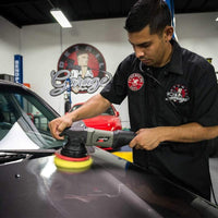 Thumbnail for Chemical Guys Hex-Logic Quantum Heavy Cutting Pad - Yellow - 5.5in