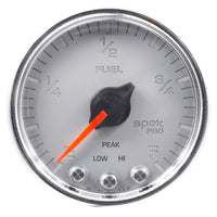 Thumbnail for Autometer Spek-Pro Gauge Fuel Level 2 1/16in 0-270 Programmable Slvr/Chrm