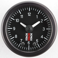 Thumbnail for Autometer Stack Analog Clock Gauge - Black