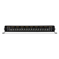 Thumbnail for Go Rhino Xplor Blackout Combo Series Dbl Row LED Light Bar w/Amber (Side/Track Mount) 21.5in. - Blk