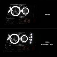Thumbnail for ANZO 2007-2013 Chevrolet Avalanche Projector Headlights w/ Halo Chrome