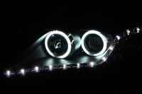 Thumbnail for ANZO 2010-2011 Toyota Camry Projector Headlights w/ Halo Black (CCFL)