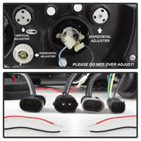 Thumbnail for Spyder BMW Z3 96-02 Projector Headlights LED Halo Chrome High H1 Low H1 PRO-YD-BMWZ396-HL-C