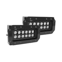 Thumbnail for Westin HDX Flush Mount B-FORCE LED Light Kit (Set of 2) w/wiring harness - Black