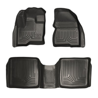 Thumbnail for Husky Liners 09-12 Ford Flex/10-12 Lincoln MKT WeatherBeater Combo Black Floor Liners