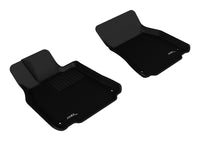 Thumbnail for 3D MAXpider 2007-2012 Lexus LS460/LS460L Kagu 1st Row Floormat - Black