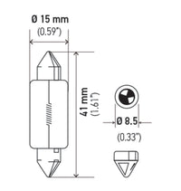 Thumbnail for Hella Universal Clear T4.63 Incandescent 12V 15W Bulb (MOQ 10)