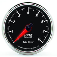 Thumbnail for Autometer Designer Black II 3 3/8in 8000 RPM In-Dash Tachometer