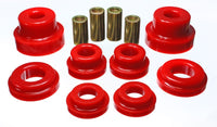 Thumbnail for Energy Suspension 10 Chevy Camaro Red Rear Sub-Frame Mount Replacement Bushing Set