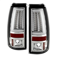 Thumbnail for Spyder Chevy Silverado 1500/2500 03-06 Version 2 LED Tail Lights - Chrome ALT-YD-CS03V2-LED-C