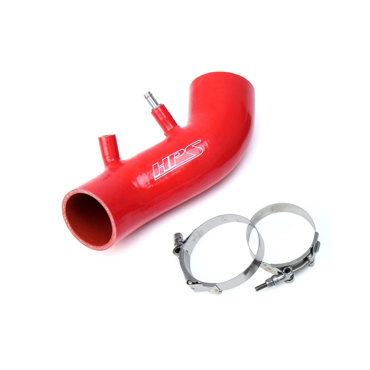 HPS Red Reinforced Silicone Post MAF Air Intake Hose Kit for Acura 07-11 CSX Type-S