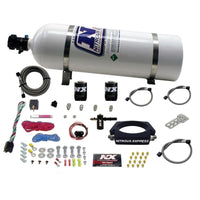 Thumbnail for Nitrous Express 2014+ Chevrolet Corvette C7 Nitrous Plate Kit (50-300HP) w/15lb Bottle