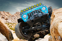 Thumbnail for ICON 07-18 Jeep Wrangler JK Pro Series Front Bumper Rec Winch Mount w/Bar/Tabs