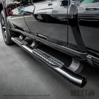 Thumbnail for Westin 19-20 Chevrolet/GMC Silverado/Sierra 1500 Double Cab PRO TRAXX 4 Oval Nerf Step Bars - Black