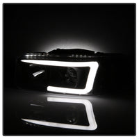 Thumbnail for Spyder GMC Sierra 1500/2500/3500 99-06 V2 Projector Headlights - DRL - Black PRO-YD-CDE00V2-LB-BK