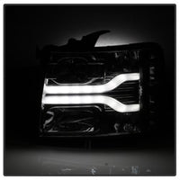 Thumbnail for Spyder Chevy Silverado 1500 07-13 Version 3 Projector Headlights - Smoke PRO-YD-CS07V3-LBDRL-SM