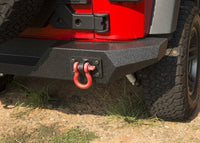 Thumbnail for Rugged Ridge Spartan Rear Bumper Full Width 07-18 Jeep Wrangler JK