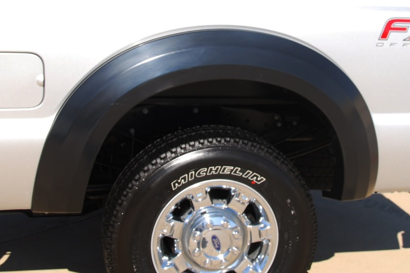 Lund 11-16 Ford F-250 Ex-Extrawide Style Smooth Elite Series Fender Flares - Black (2 Pc.)