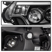 Thumbnail for Spyder Toyota Tacoma 12-15 Projector Headlights Light Bar DRL Black PRO-YD-TT12-LBDRL-BK